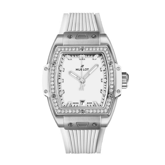 SPIRIT OF BIG BANG TITANIUM WHITE DIAMONDS 39mm<br><font size=1pt>スピリット オブ ビッグ・バン チタニウム ホワイト ダイヤモンド 39mm</font>