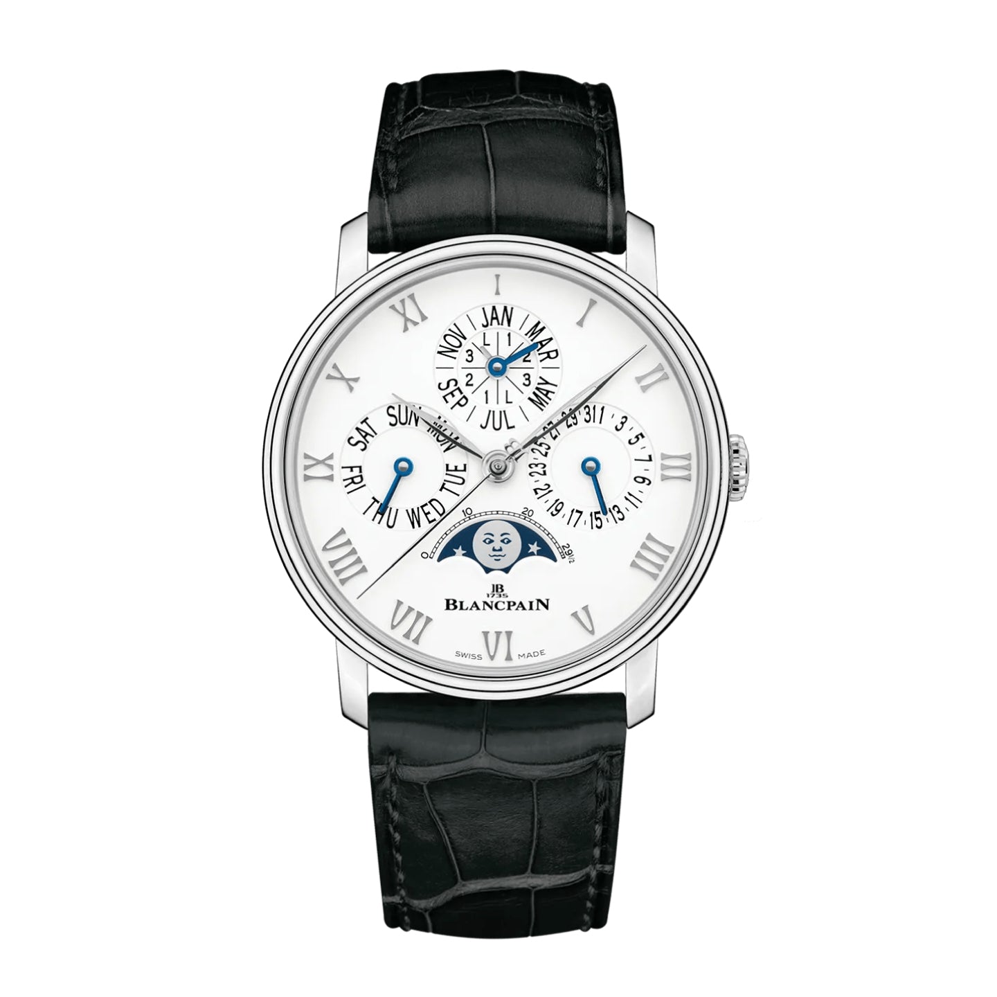 VILLERET QUANTIEME PERPETUEL PHASES DE LUNE<br><font size=1pt>ヴィルレ パーペチュアル ムーンフェイズ </font>