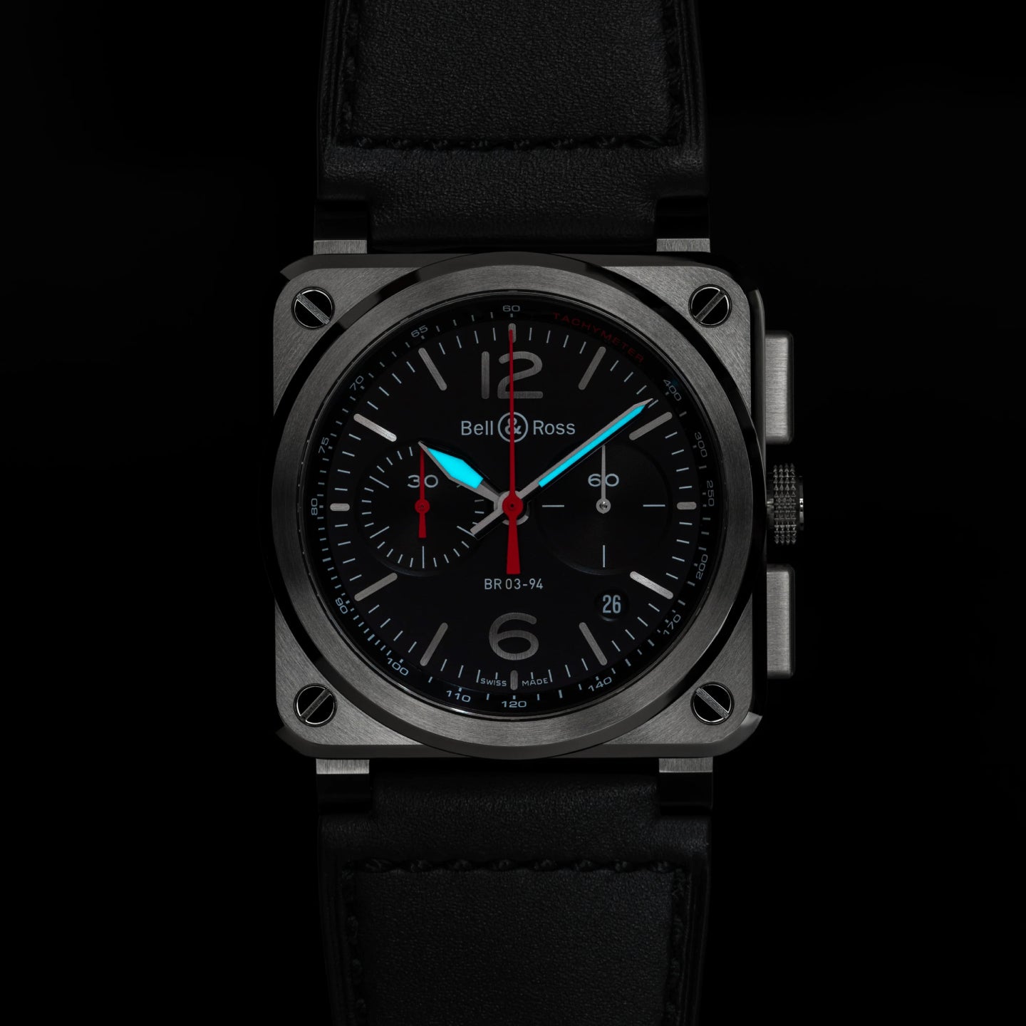 BR-03 CHRONO BLACK STEEL<br><font size=1pt>BR-03 クロノ ブラックスチール</font>