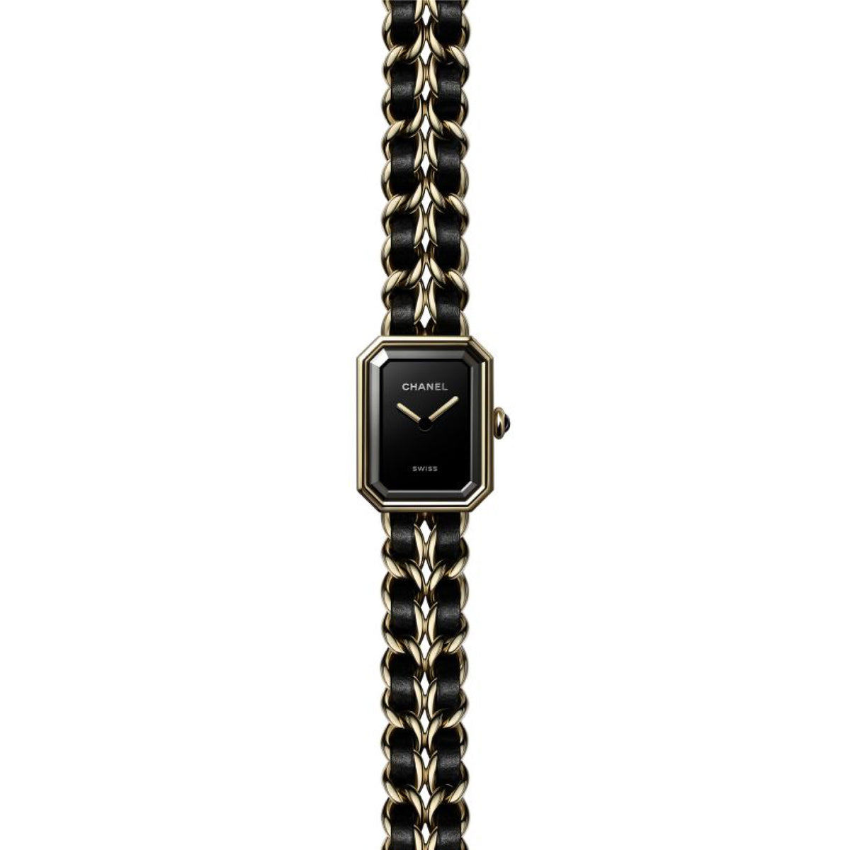 PREMIERE ICONIC CHAIN DOUBLE ROW WATCH<br><font size=1pt>プルミエール アイコニック チェーン ダブル ロウ</font>