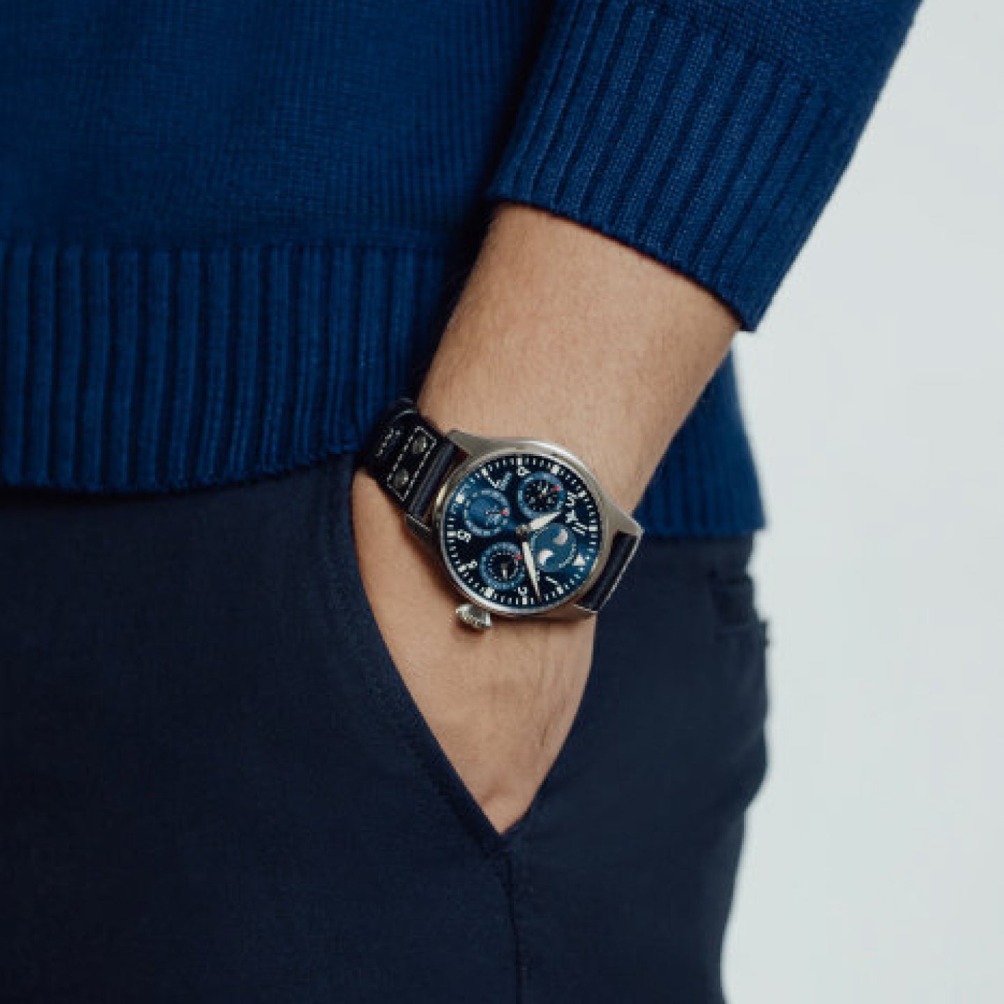 BIG PILOT’S WATCH<br>PERPETUAL CALENDAR<br><font size=1pt>ビッグ・パイロット・ウォッチ<br>パーペチュアル・カレンダー</font>