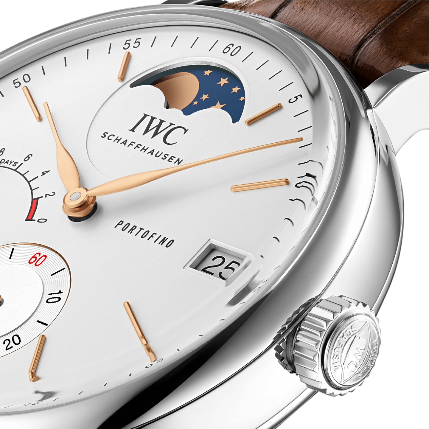PORTOFINO HANDWOUND MOONPHASE<br><font size=1pt>ポートフィノ ハンドワインド ムーンフェイズ</font>