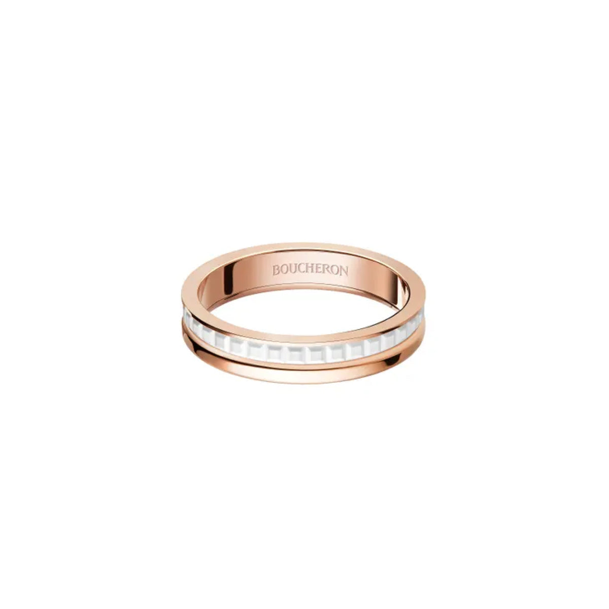 QUATRE WHITE EDITION WEDDING BAND<br><font size=1pt>キャトル ホワイト リング ハーフ</font>