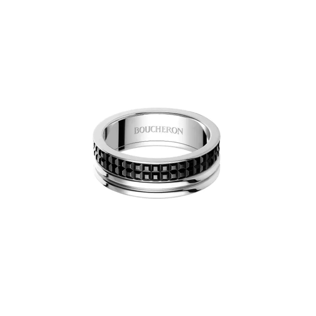 QUATRE BLACK EDITION WEDDING BAND LARGE MODEL<br><font size=1pt>キャトル ブラック リング ハーフ ラージ</font>