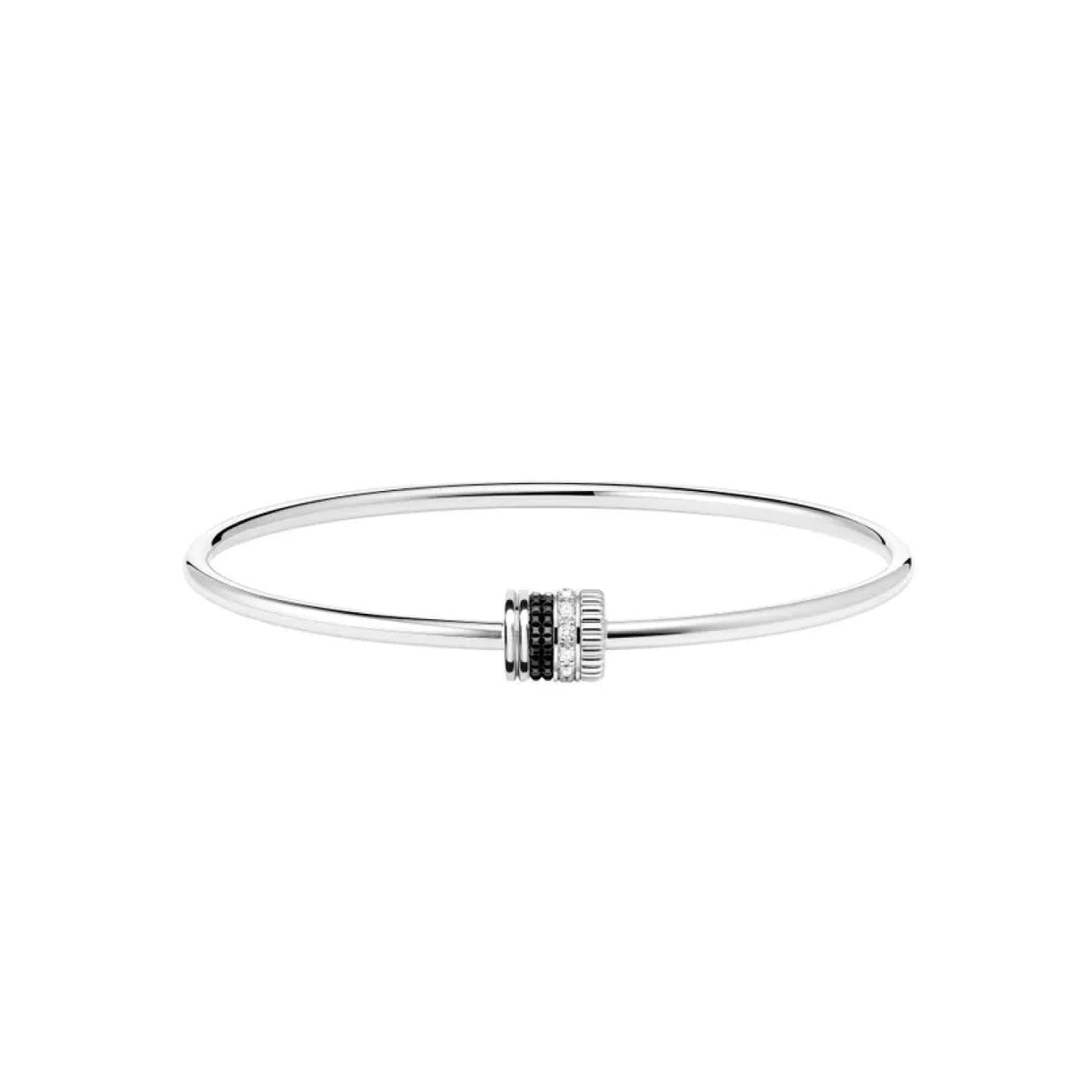 QUATRE BLACK EDITION BRACELET<br><font size=1pt>キャトル ブラック 1モチーフ バングル</font>