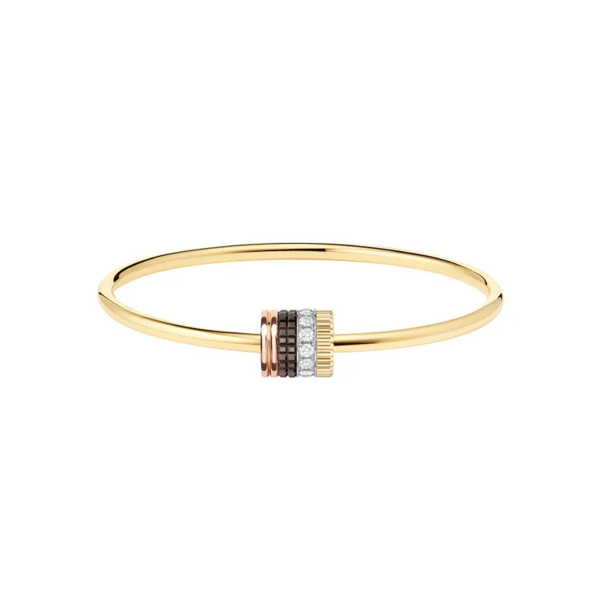 QUATRE CLASSIQUE BRACELET<br><font size=1pt>キャトル クラシック 1モチーフ バングル ラージ</font>