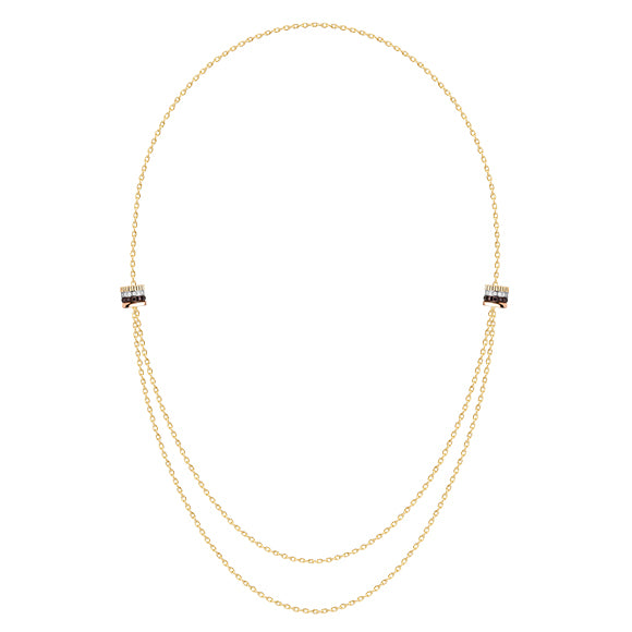 キャトル クラシック 2モチーフ ネックレス