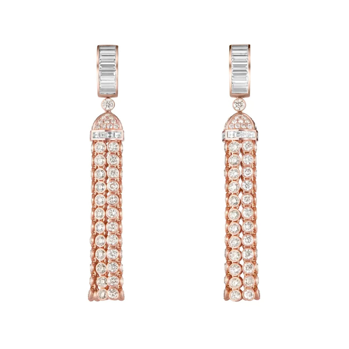 POMPON PENDANT EARRINGS<br><font size=1pt>ポンポン ダイヤモンド ペンダントイヤリング</font>