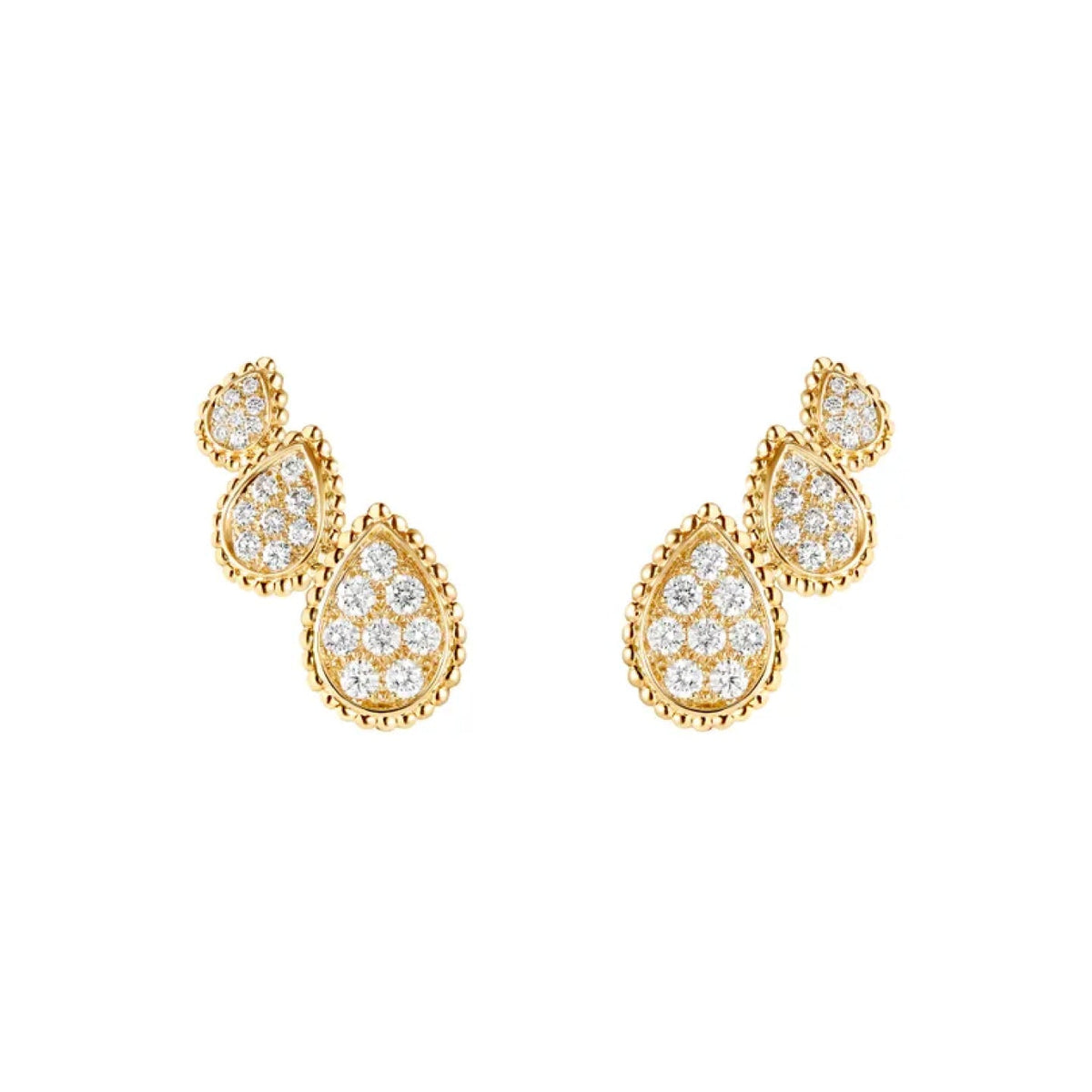 SERPENT BOHÈME STUD EARRINGS 3 MOTIFS<br><font size=1pt>セルパンボエム 3モチーフ スタッズイヤリング</font>