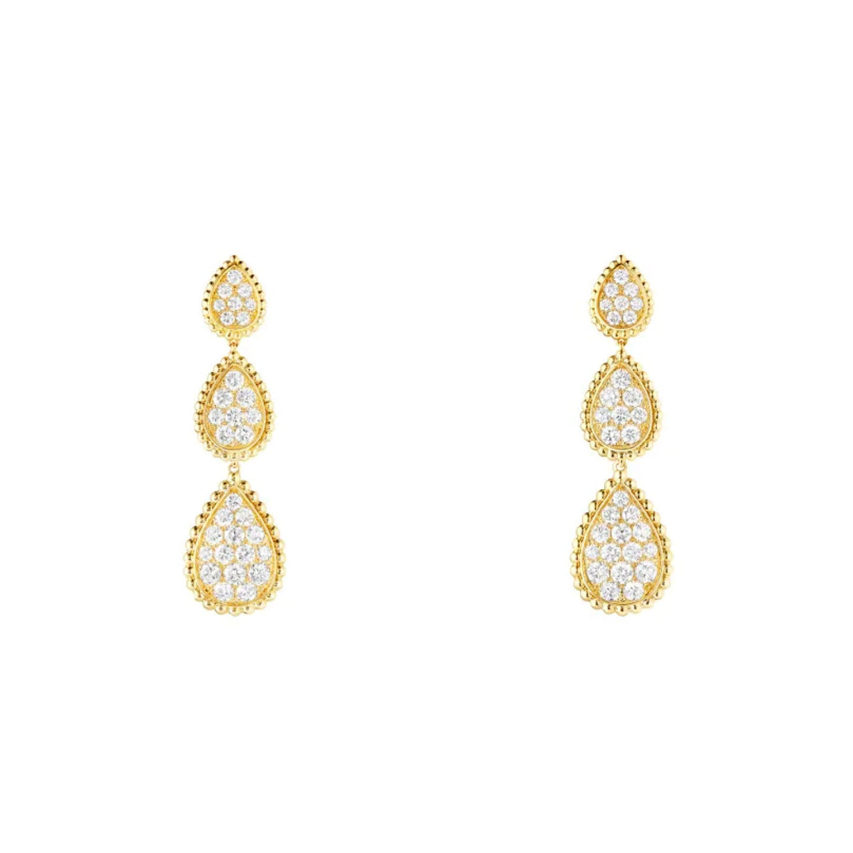 SERPENT BOHÈME PENDANT EARRINGS XS S AND M MOTIFS<br><font size=1pt>セルパンボエム 3モチーフ ペンダントイヤリング</font>