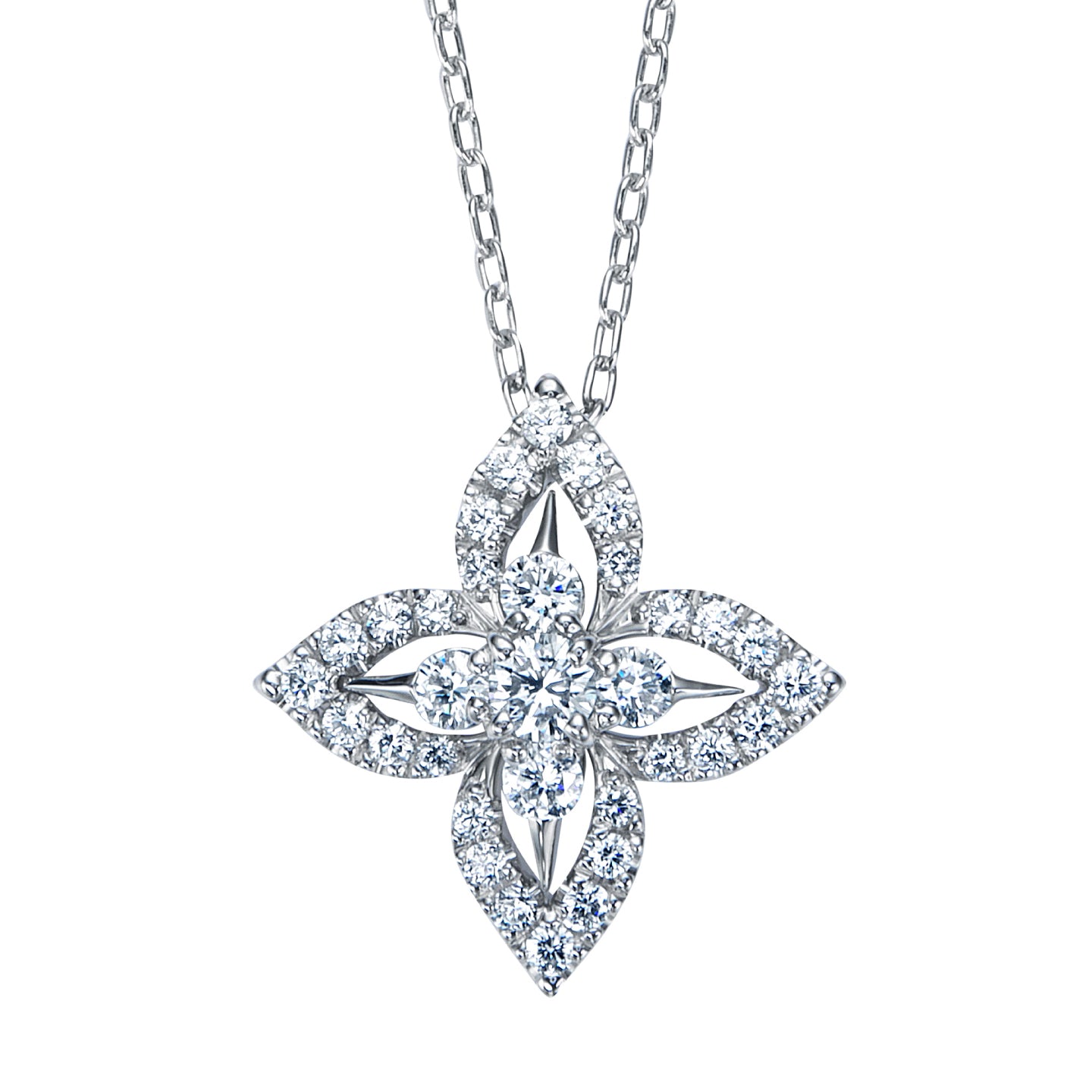 FLORIADE PLATINUM DIAMOND PENDANT<br><font size=1pt>フロリアード プラチナ ダイヤモンド ペンダント</font>