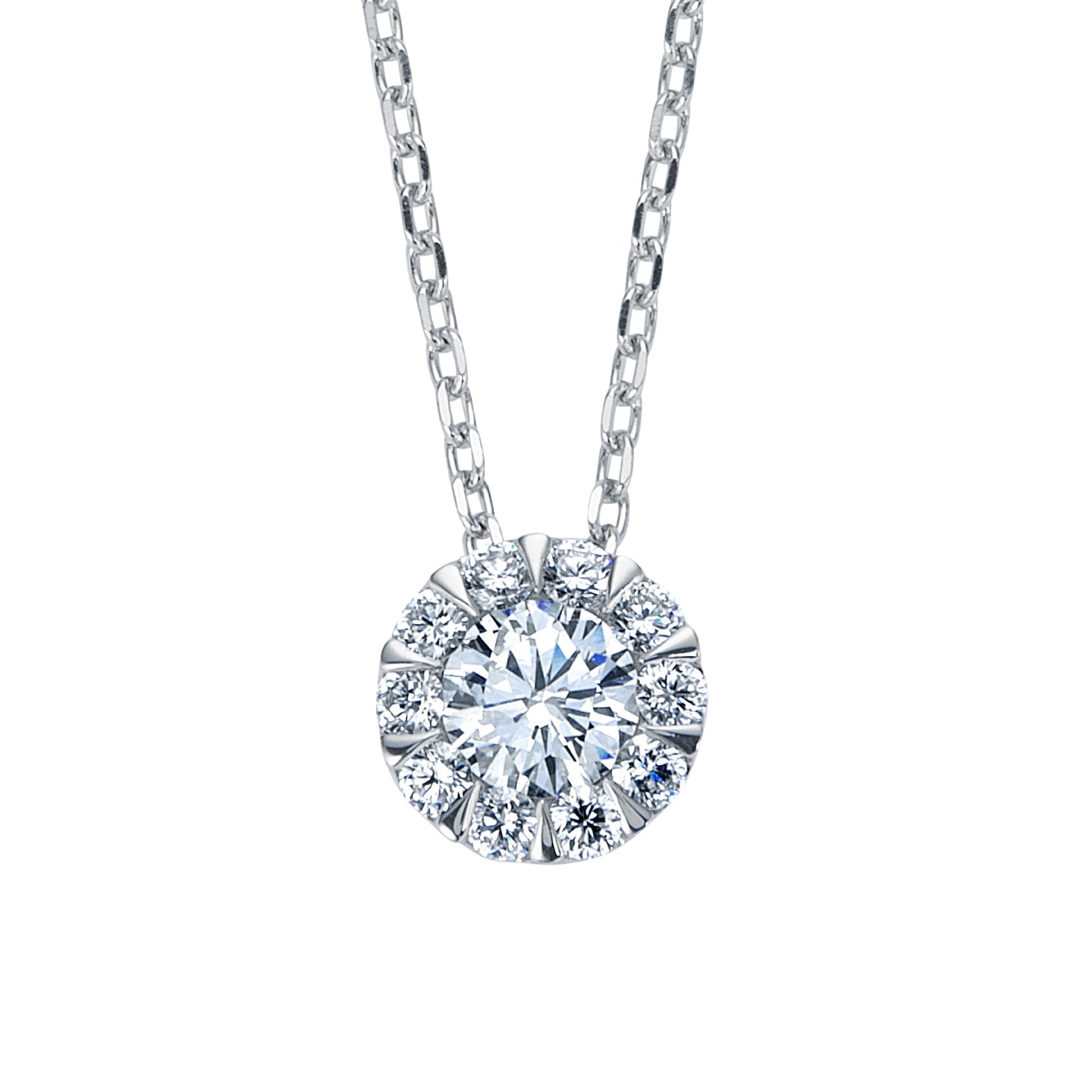 PLATINUM DIAMOND PENDANT<br><font size=1pt>プラチナ ダイヤモンド ペンダント</font>