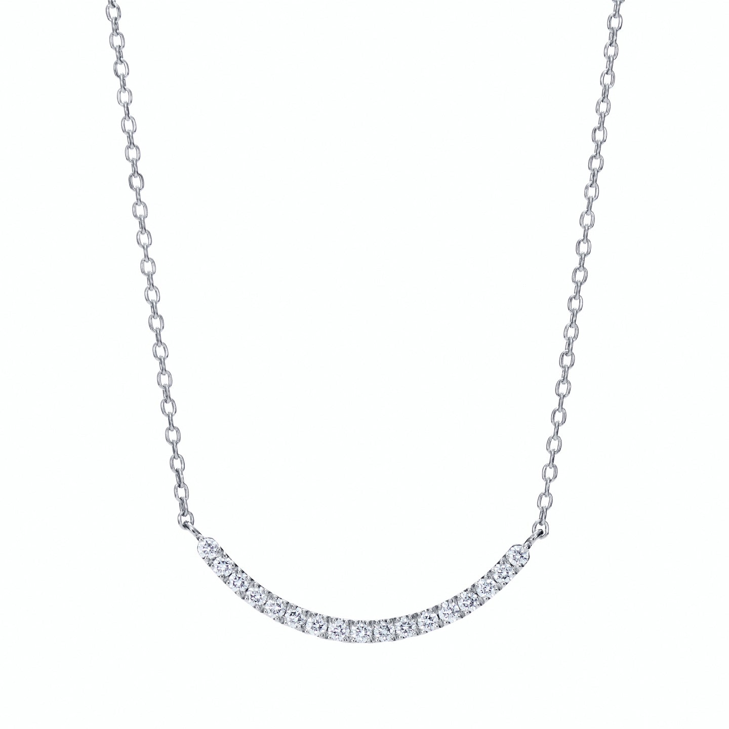 LINE PLATINUM  DIAMOND PENDANT SMALL<br><font size=1pt>ライン プラチナ ダイヤモンド ペンダント スモール</font>