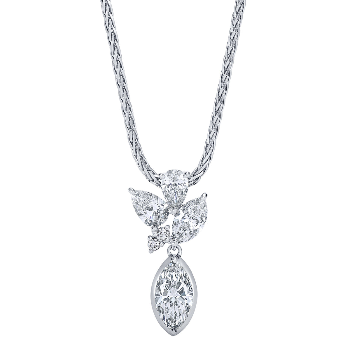 PLATINUM DIAMOND PENDANT<br><font size=1pt>プラチナ ダイヤモンド ペンダント</font>