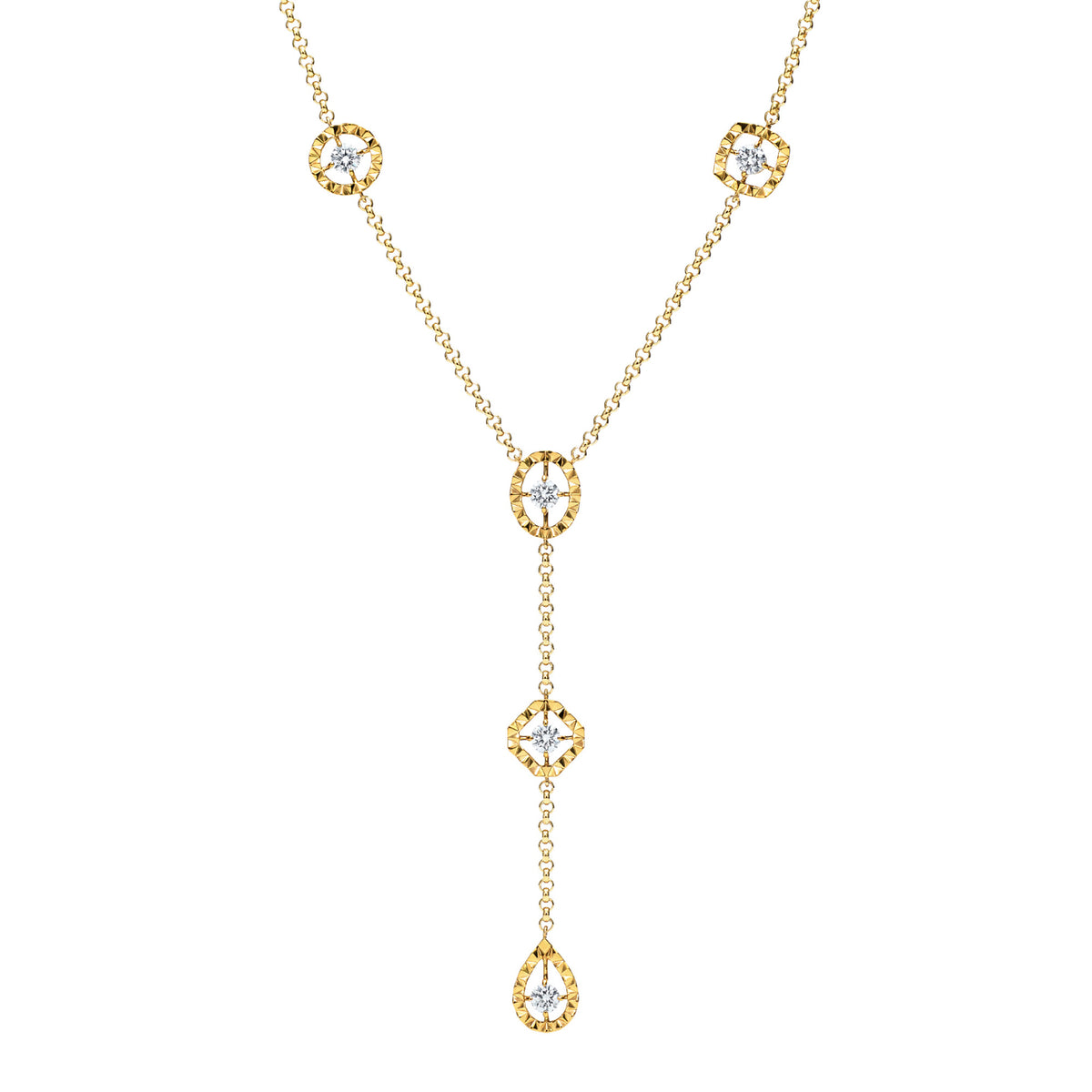 NINE SHAPES K18YG PENDANT<br><font size=1pt>ナインシェイプス K18イエローゴールドペンダント</font>