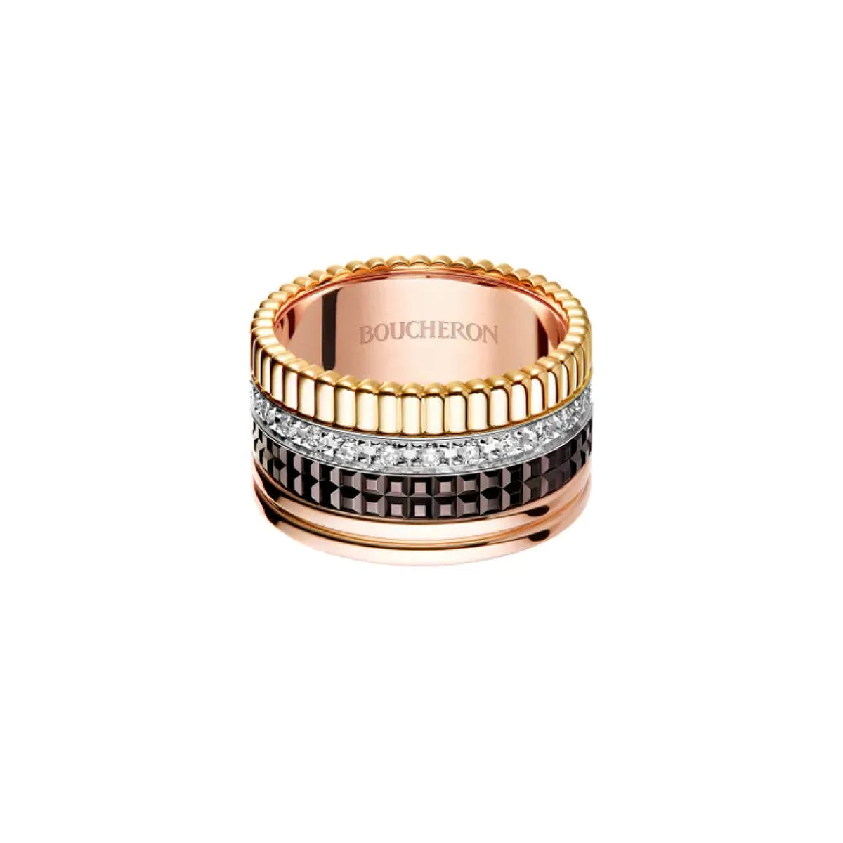 QUATRE CLASSIQUE LARGE RING CLASSIQUE<br><font size=1pt>キャトル クラシック ダイヤモンド リング ラージ</font>