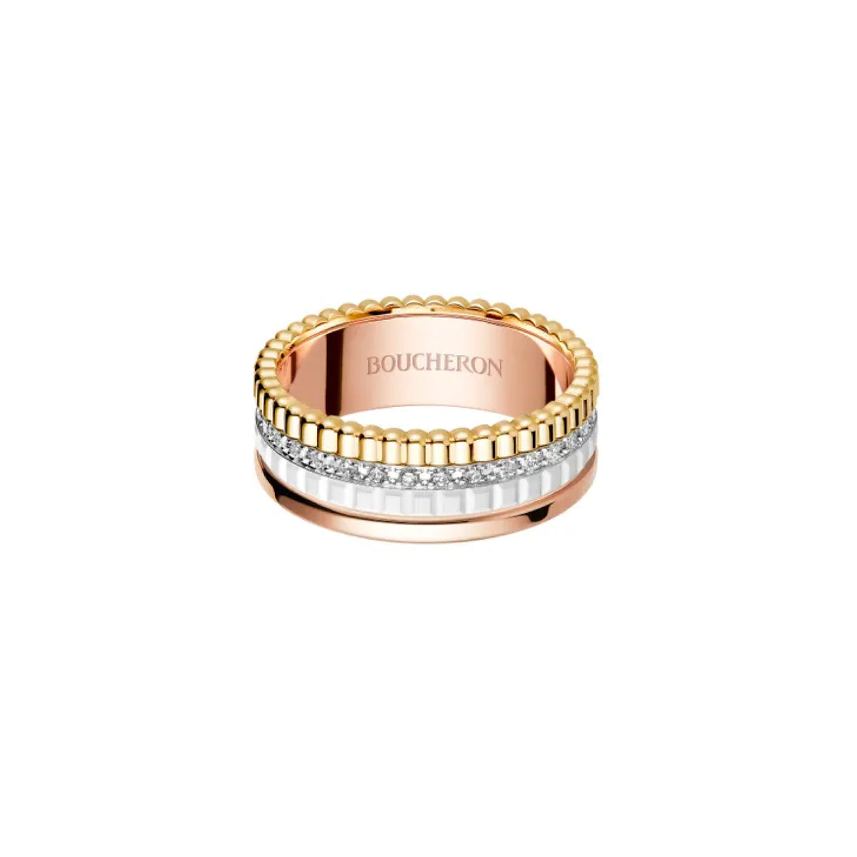 QUATRE WHITE EDITION SMALL RING<br><font size=1pt>キャトル ホワイト リング スモール</font>