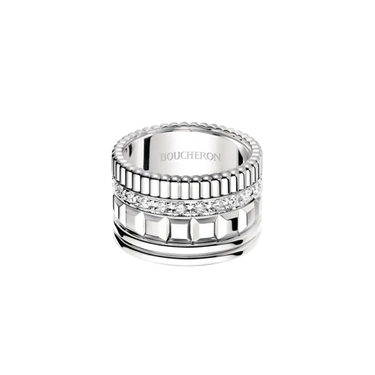 QUATRE RADIANT EDITION RING<br><font size=1pt>キャトル ラディアント リング ラージ ダイヤモンド</font>