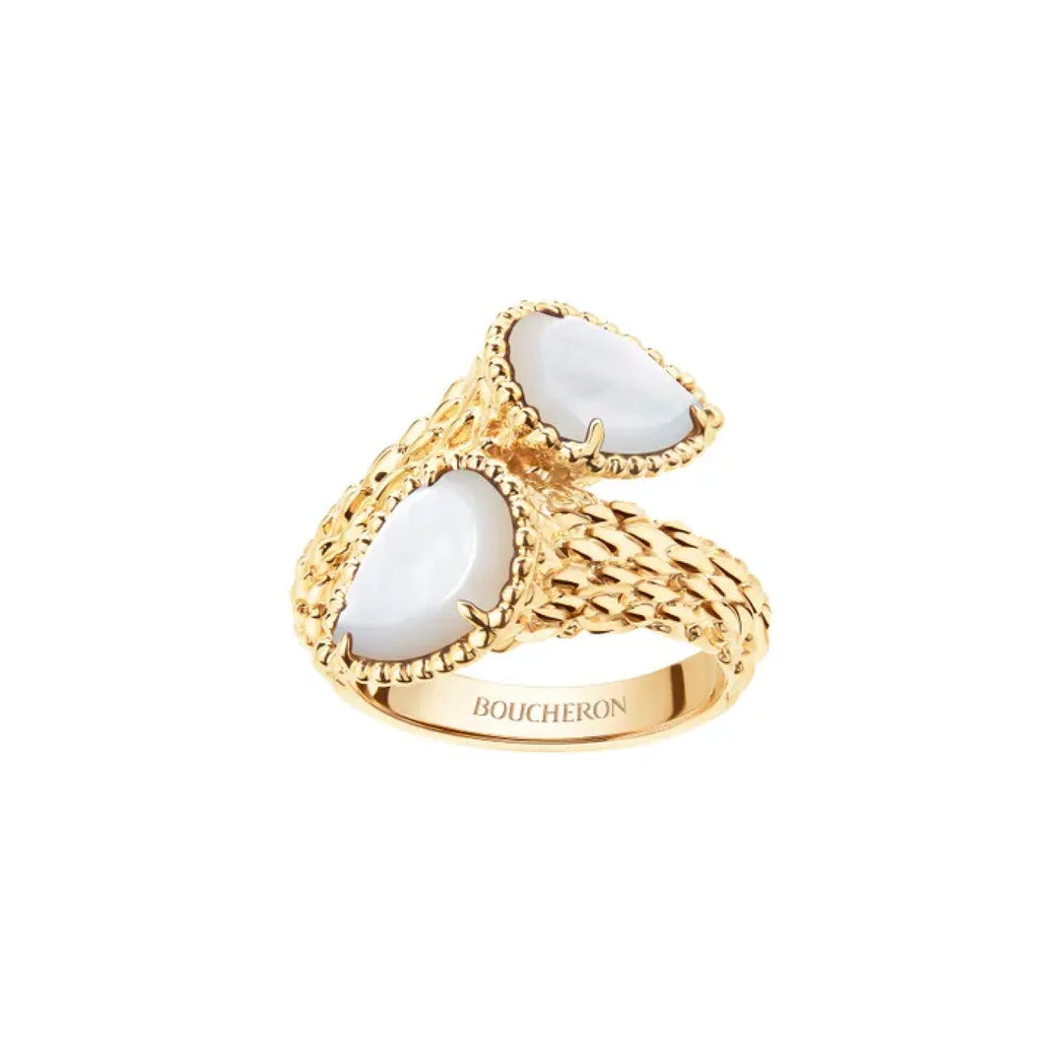 SERPENT BOHÈME TWO STONE RING S MOTIFS<br><font size=1pt>セルパンボエム トワエモア リング</font>