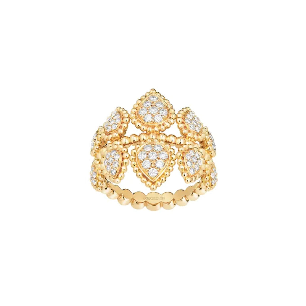 SERPENT BOHÈME RING, MULTI-PATTERN<br><font size=1pt>セルパンボエム 5モチーフ ダブルリング</font>