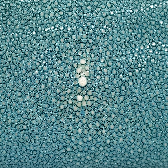 ガルーシャ・ZIP長財布(ターコイズ）