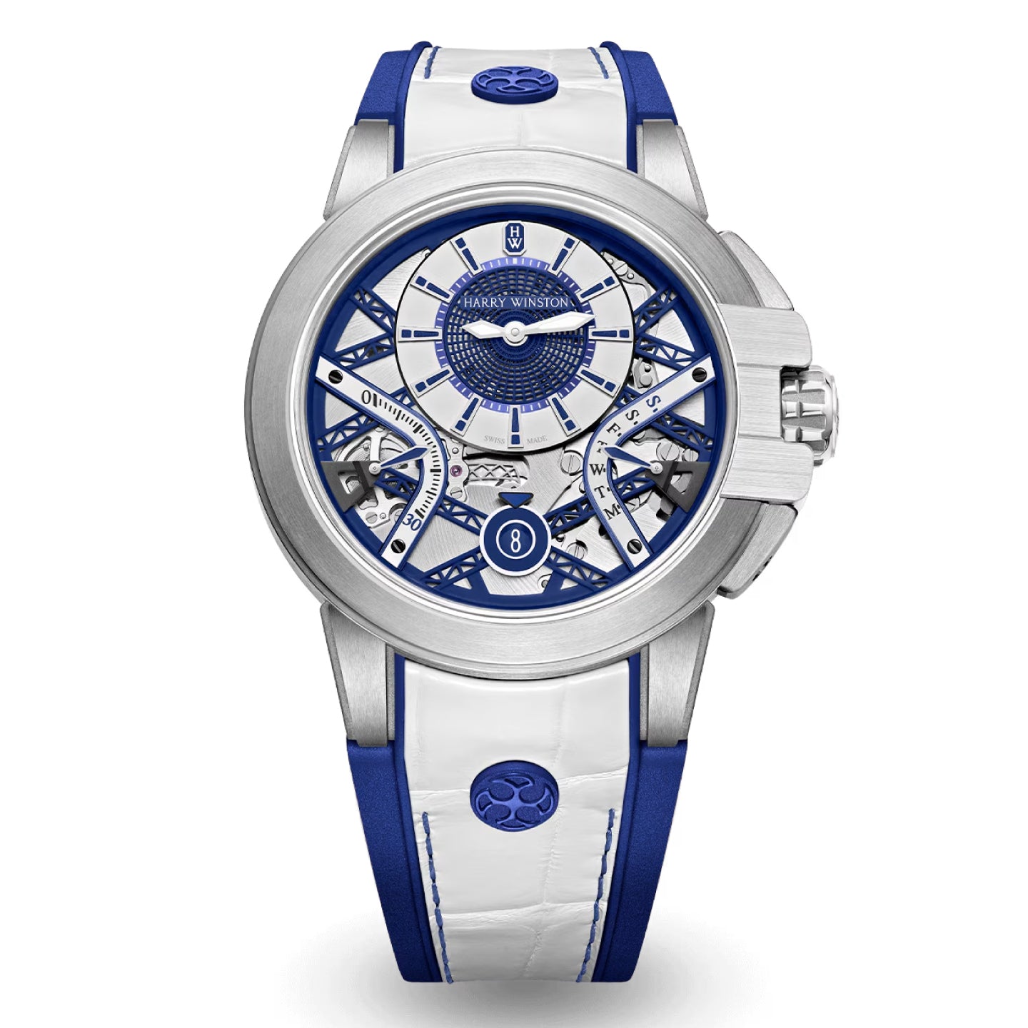OCEAN ZALIUM VARIATION WHITE/NAVY BLUE<br><font size=1pt>オーシャン ザリウム バリエーション ホワイト/ネイビーブルー</font>