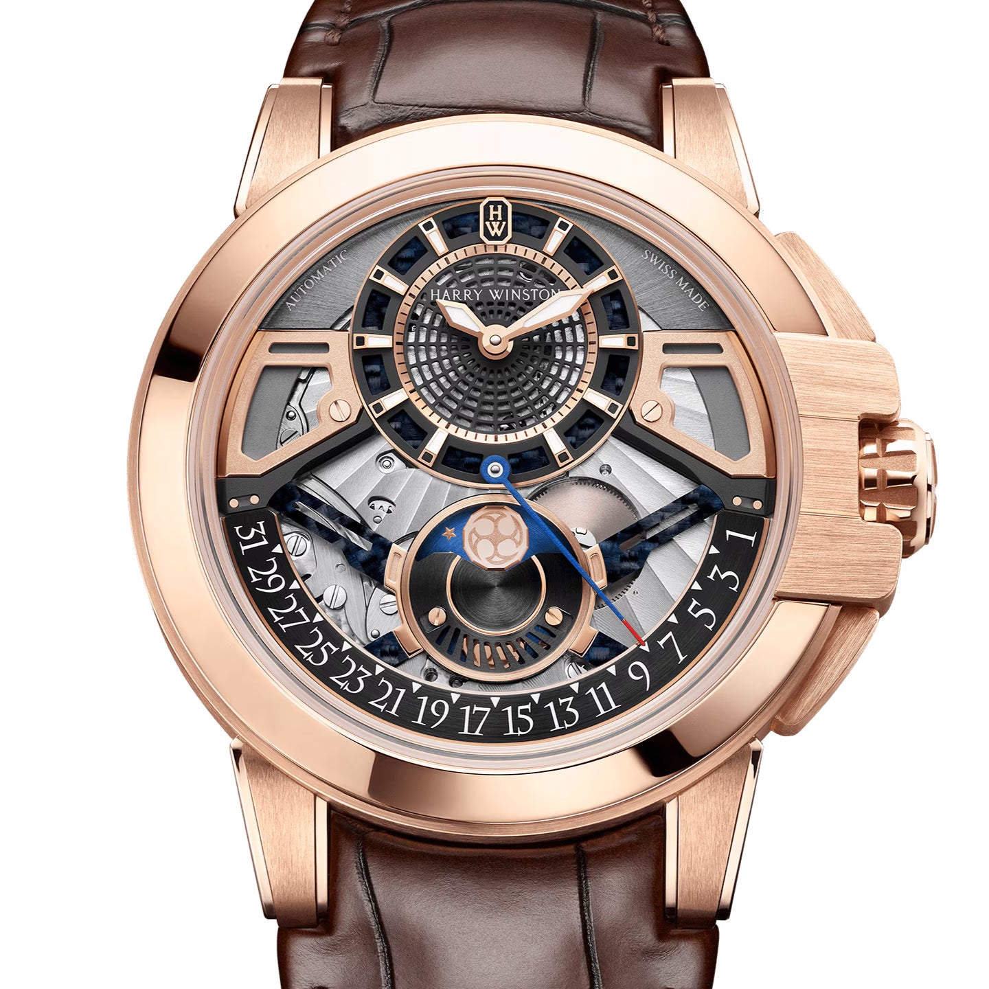 OCEAN MOON PHASE AUTOMATIC 42mm<br><font size=1pt>オーシャン ムーンフェイズ オートマチック 42mm</font>
