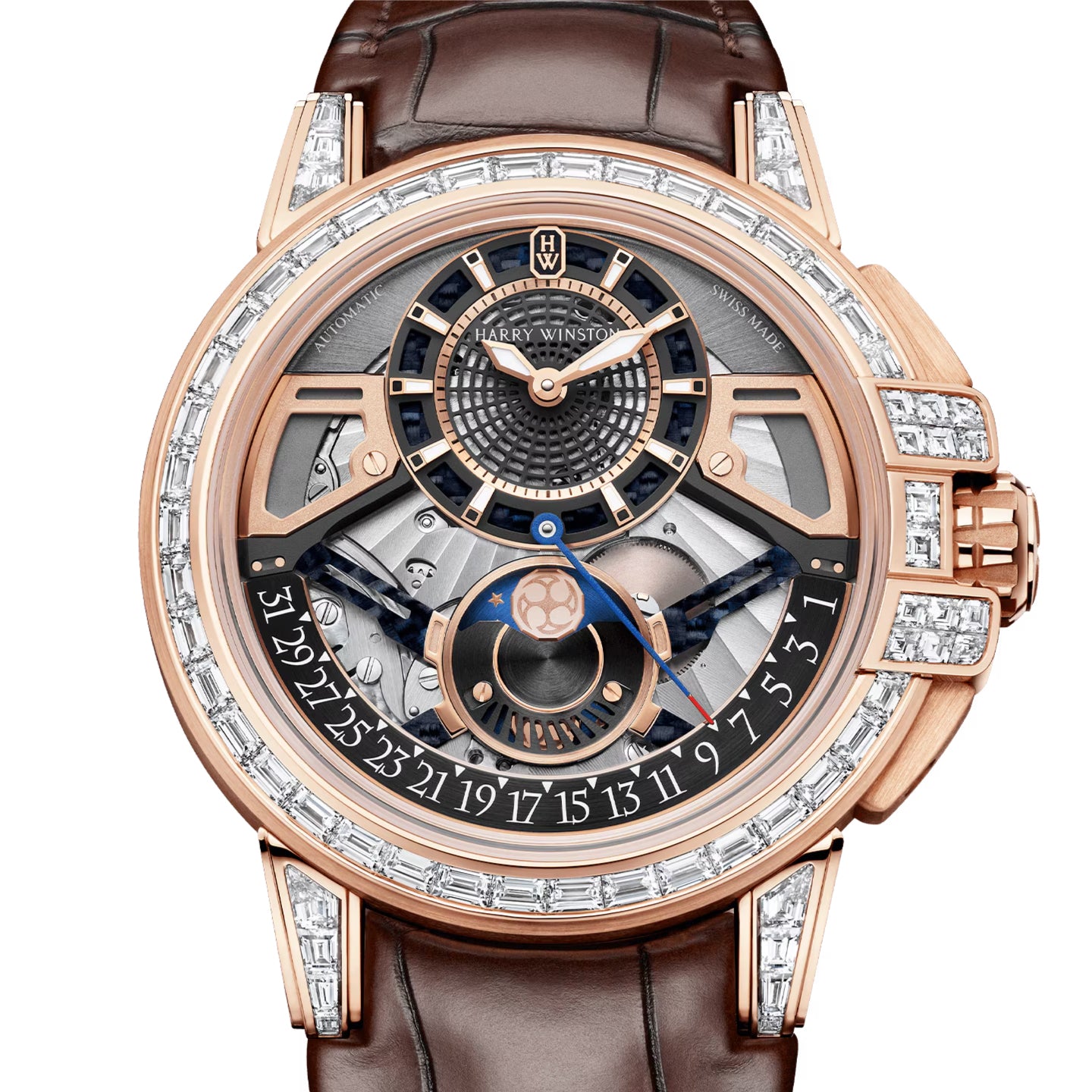 OCEAN MOON PHASE AUTOMATIC 42mm<br><font size=1pt>オーシャン ムーンフェイズ オートマチック 42mm</font>