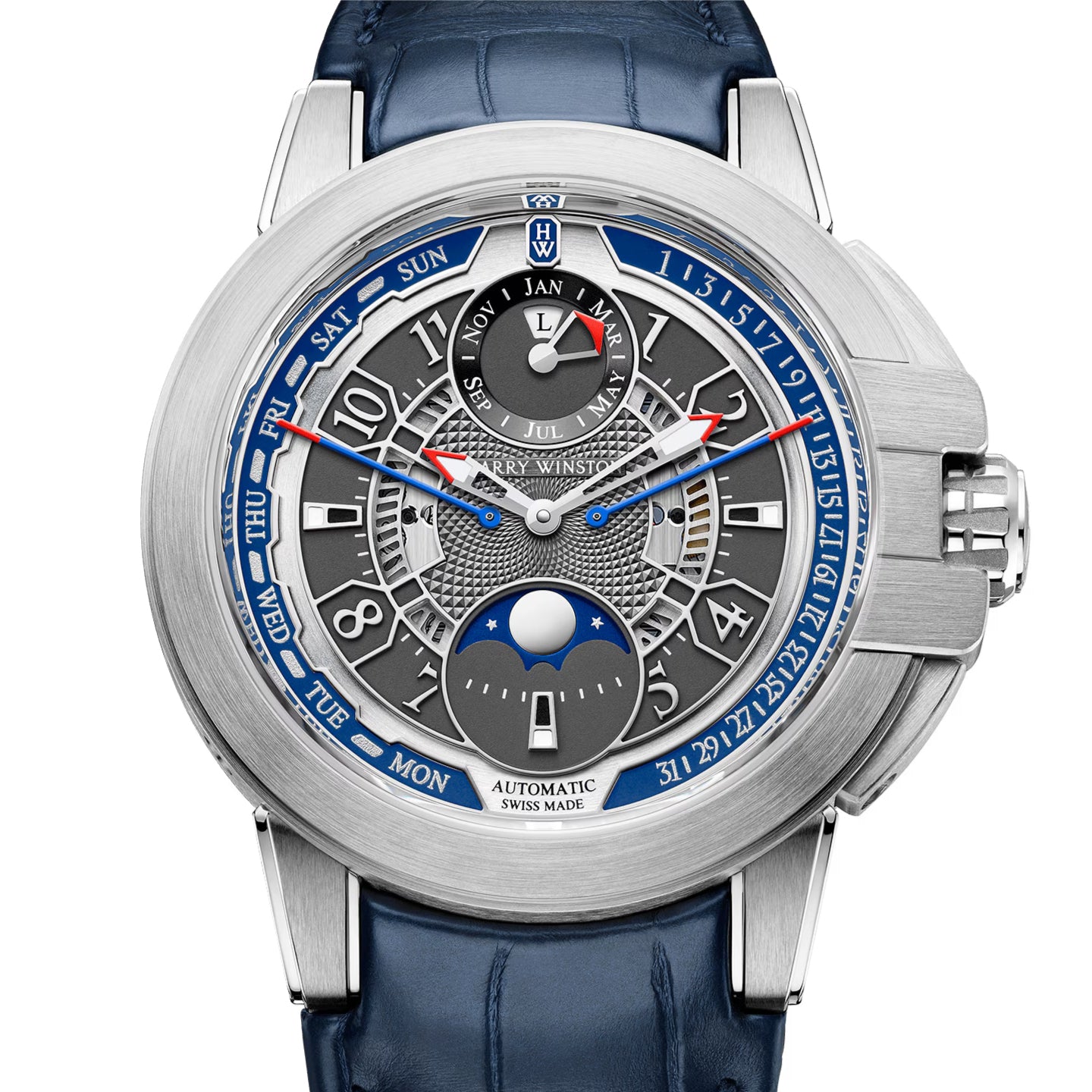 OCEAN BIRETROGRADE PERPETUAL CALENDAR AUTOMATIC 42mm<br><font size=1pt>オーシャン バイレトログラード パーペチュアルカレンダー オートマチック 42mm</font>