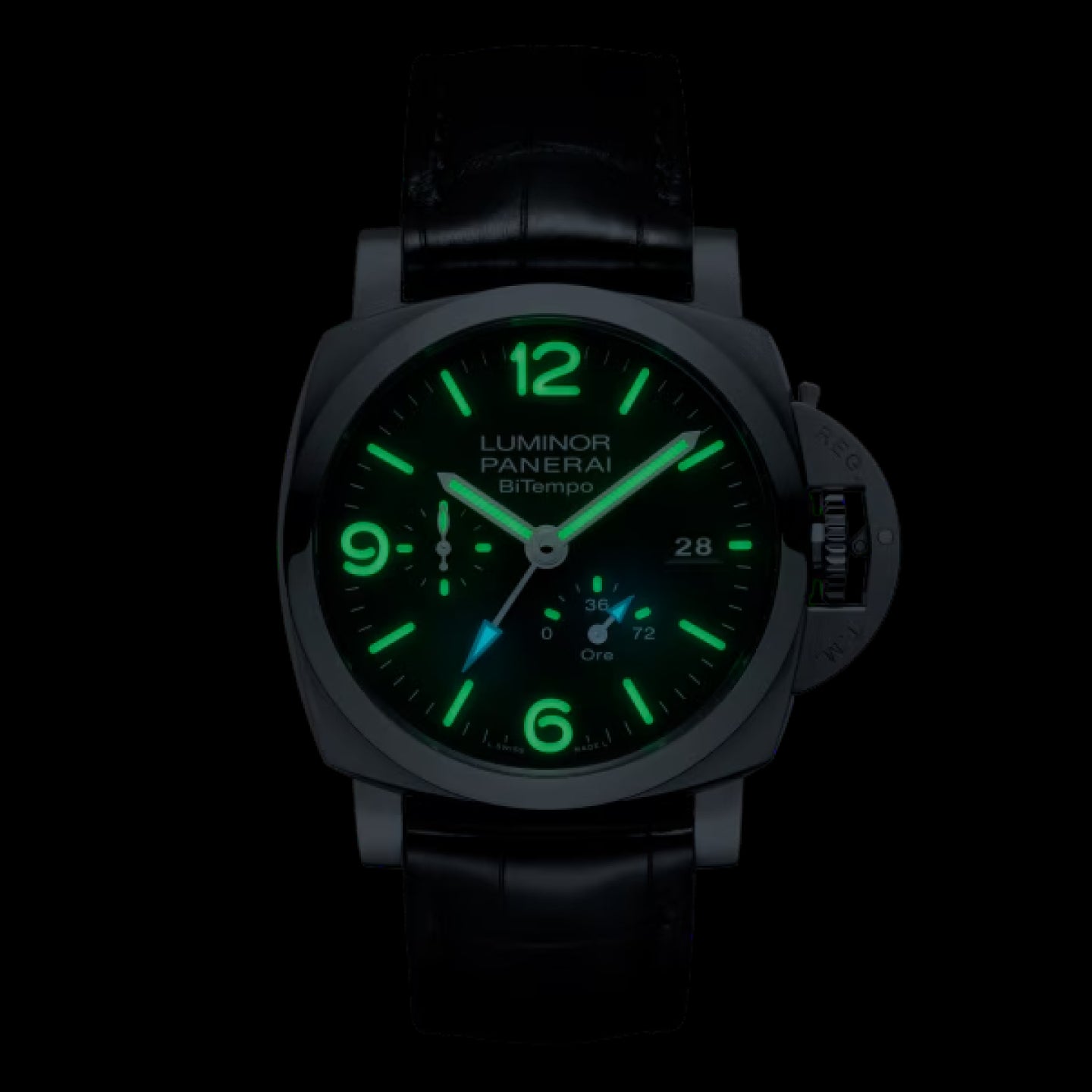 LUMINOR POWER RESERVE GMT 44mm<br><font size=1pt>ルミノール パワーリザーブ GMT 44mm</font>