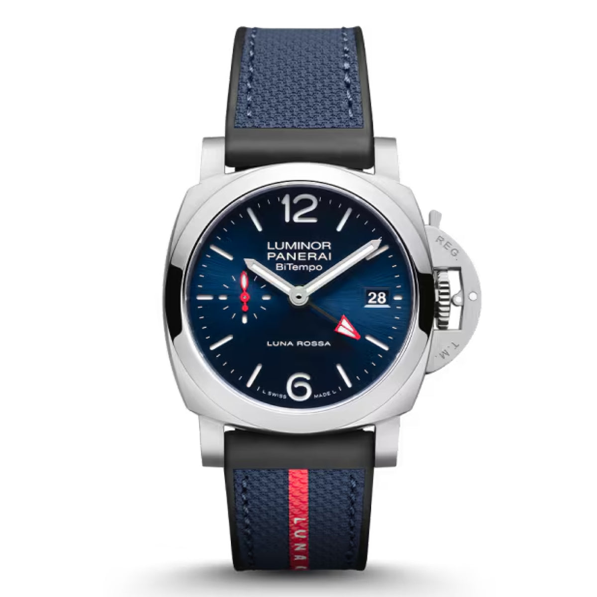 LUMINOR LUNA ROSSA GMT 40MM<br><font size=1pt>ルミノール ルナ・ロッサ GMT 40mm</font>