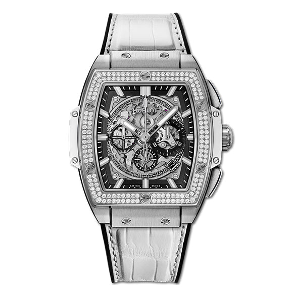 SPIRIT OF BIG BANG TITANIUM WHITE DIAMONDS 45mm<br><font size=1pt>スピリット オブ ビッグ・バン チタニウム ホワイト ダイヤモンド 45mm</font>