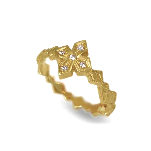 PRINCESS CROSS RING