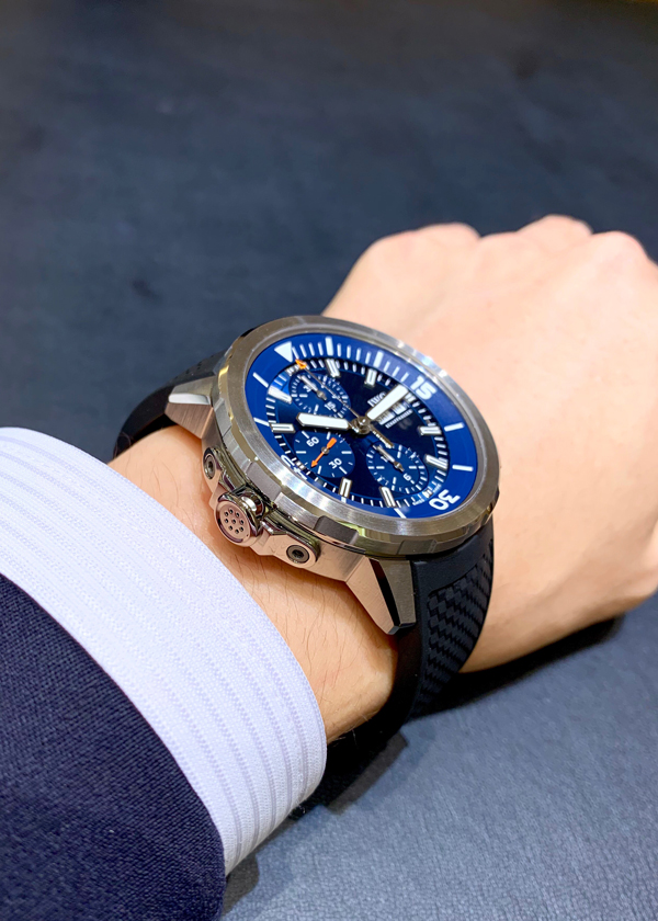 ベルト訳あり☆ 【IWC SCHAFFHAUSEN】IWC アクアタイマー エクスペディション・ジャック=イヴ・クスト IW376805 自動巻き メンズ_719825【ev20】