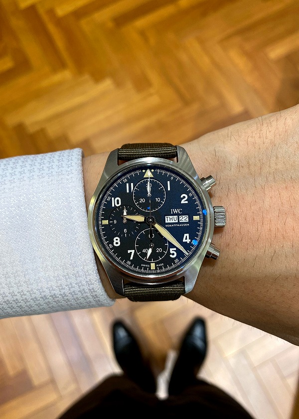 IWC クロノグラフ 腕時計 スピットファイア