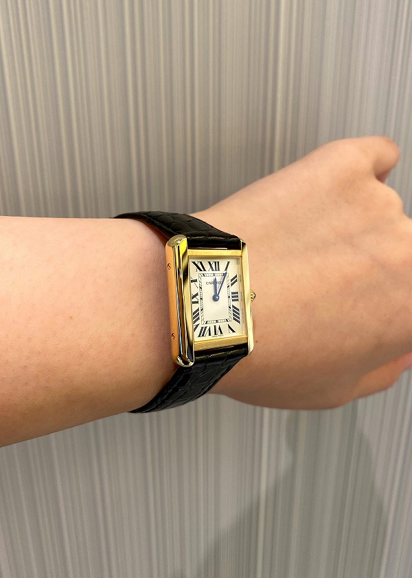 Cartier カルティエ タンク ソロ LM メンズ イエローゴールド www ...