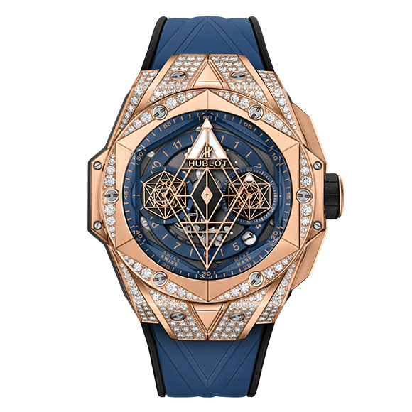 BIG BANG SANG BLEU II KING GOLD BLUE PAVÉ