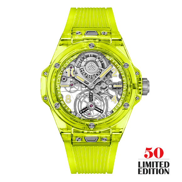 BIG BANG TOURBILLON AUTOMATIC YELLOW NEON SAXEM