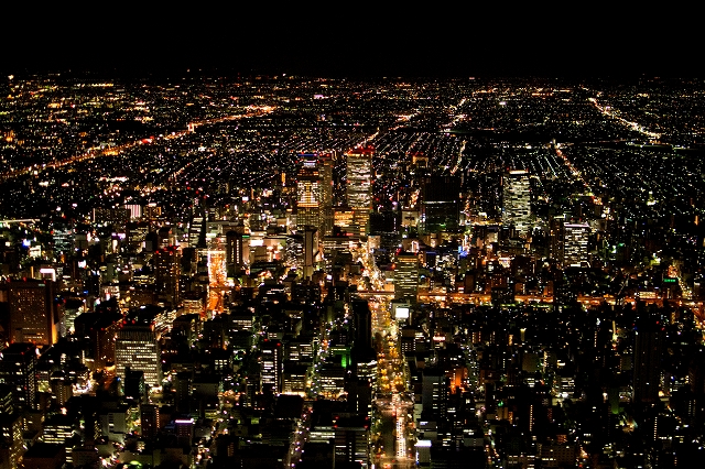 Nagoya Station side of the night view from Sakae - コピー (2)_800