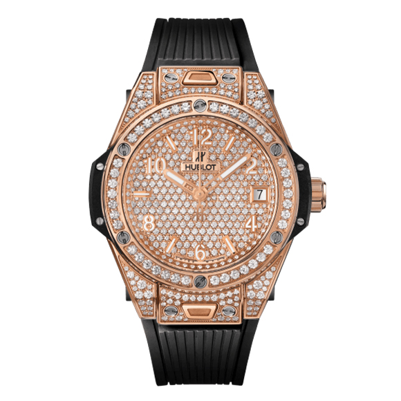 BIG BANG ONE CLICK KING GOLD FULL PAVE