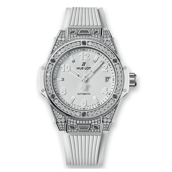 BIG BANG ONE CLICK STEEL WHITE PAVE