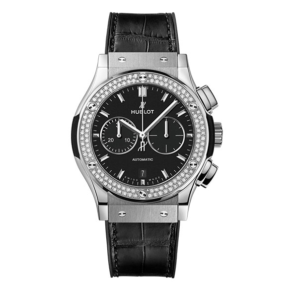 CLASSIC FUSION CHRONOGRAPH TITANIUM DIAMONDS