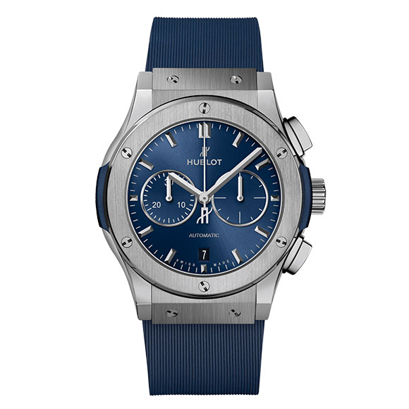 CLASSIC FUSION CHRONOGRAPH TITANIUM BLUE