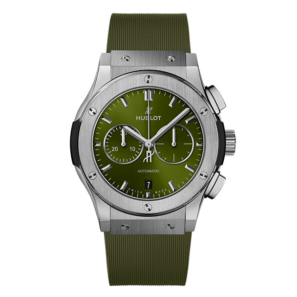 CLASSIC FUSION CHRONOGRAPH TITANIUM GREEN