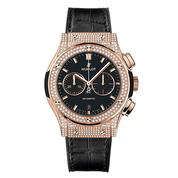 CLASSIC FUSION CHRONOGRAPH KING GOLD PAVE