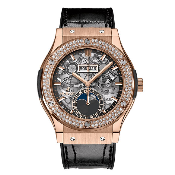 CLASSIC FUSION AEROFUSION MOONPHASE KING GOLD DIAMONDS