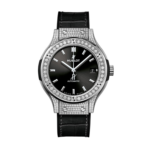 CLASSIC FUSION TITANIUM PAVE