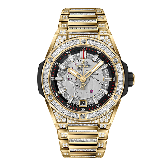 BIG BANG INTEGRATED TIME ONLY YELLOW GOLD JEWELERY