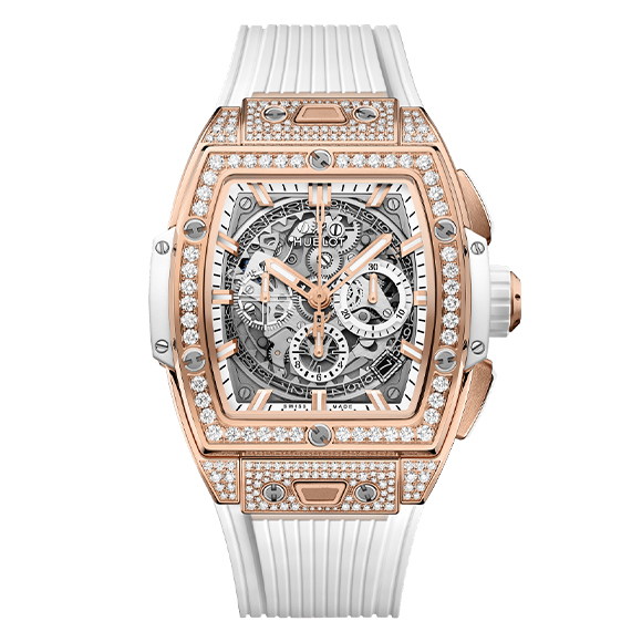 SPIRIT OF BIG BANG KING GOLD WHITE PAVÉ