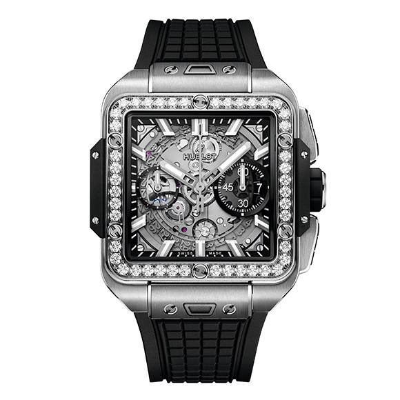 SQUARE BANG UNICO TITANIUM DIAMOND